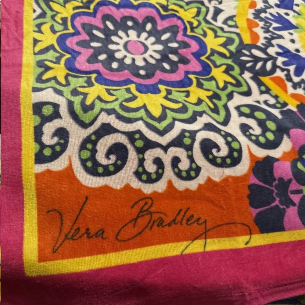 NWT Vera Bradley Rio Beach Towel Retired 66” X 33”